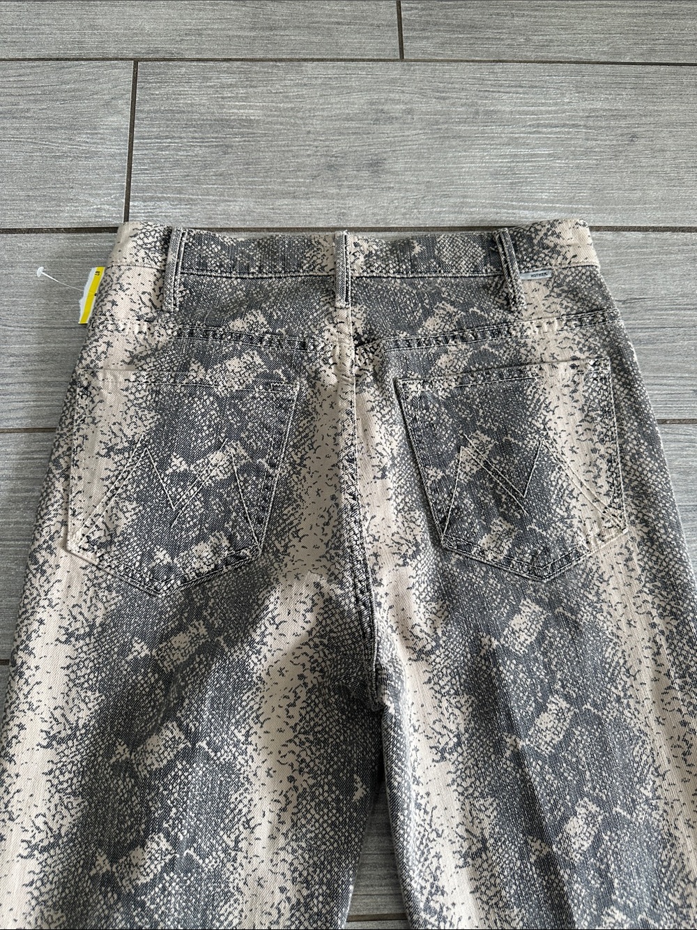 Mother Jeans The Hustler Flood Ankle Wide Leg Jeans in Boa Babe New! - Picture 12 of 16